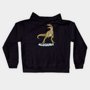 Allosaurus Dinosaur Design Kids Hoodie